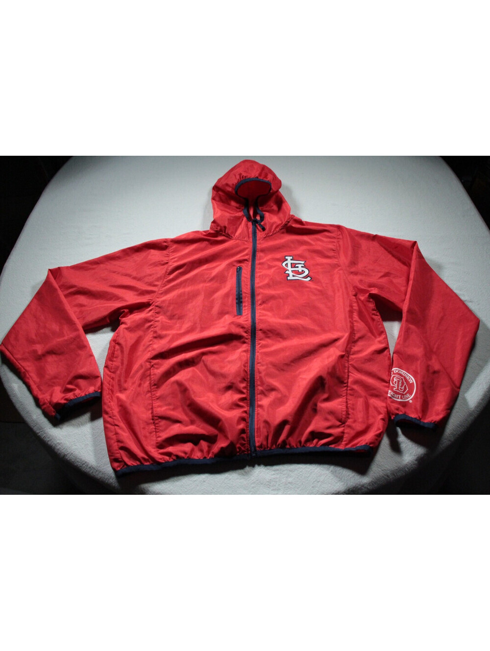 St. Louis Cardinals Windbreaker Jacket SGA Old Dominion XL Damaged